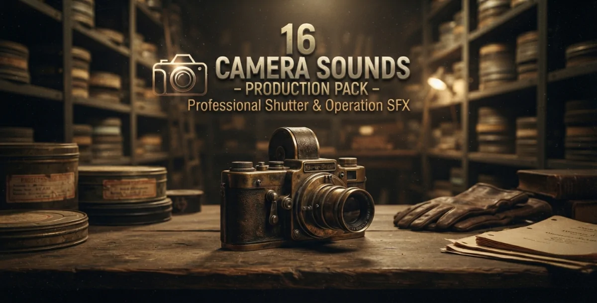 16 camera sounds, production pack