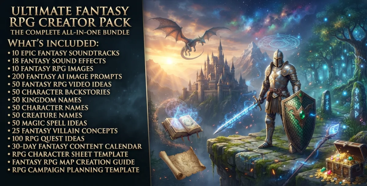 Ultimate Fantasy RPG Creator Pack
