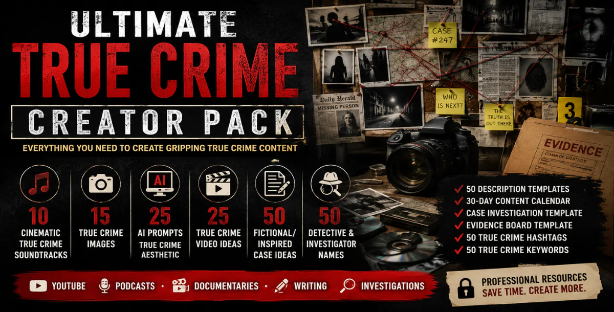 Ultimate True Crime Creator Pack