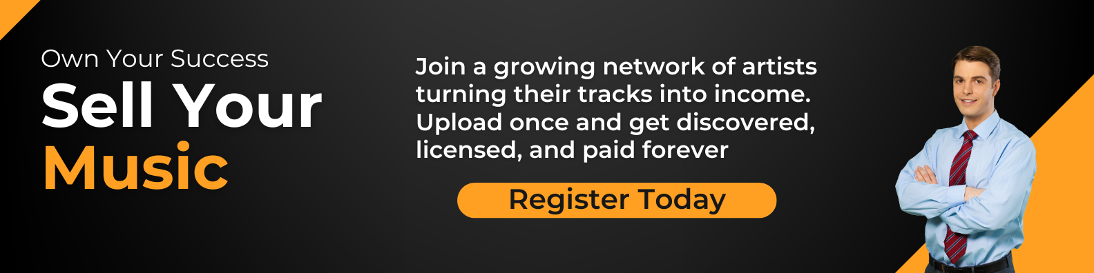Sell your music - Register today